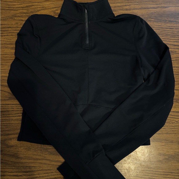 1st Phorm Black Long Sleeve Quarter-Zip Top - Picture 2 of 4